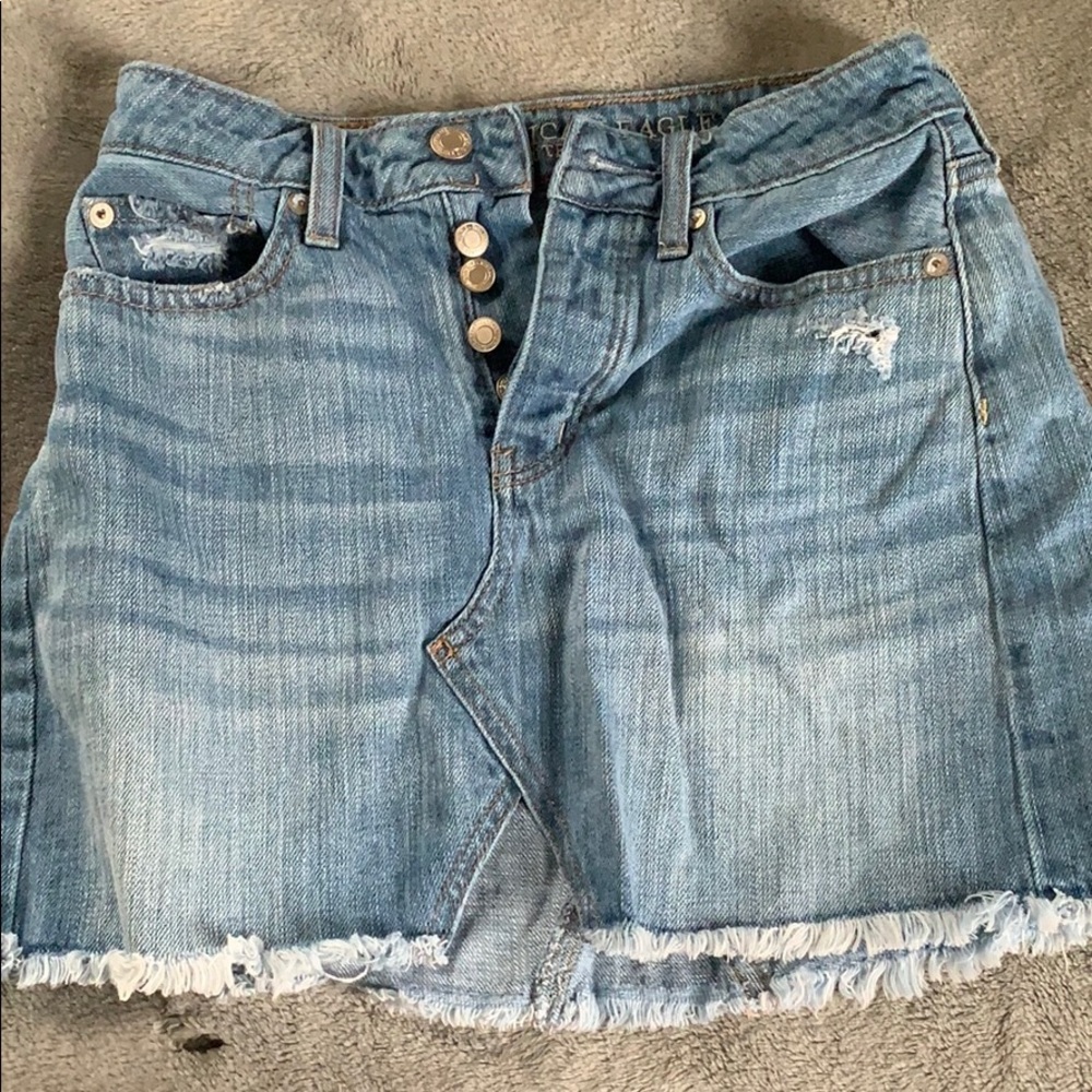 American eagle denim skirt